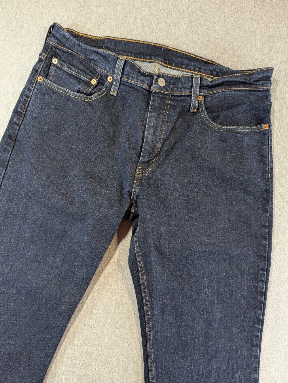 Levi's 514 Straight Fit Jeans Men's 34 X 32 Dark Wash Blue Like New